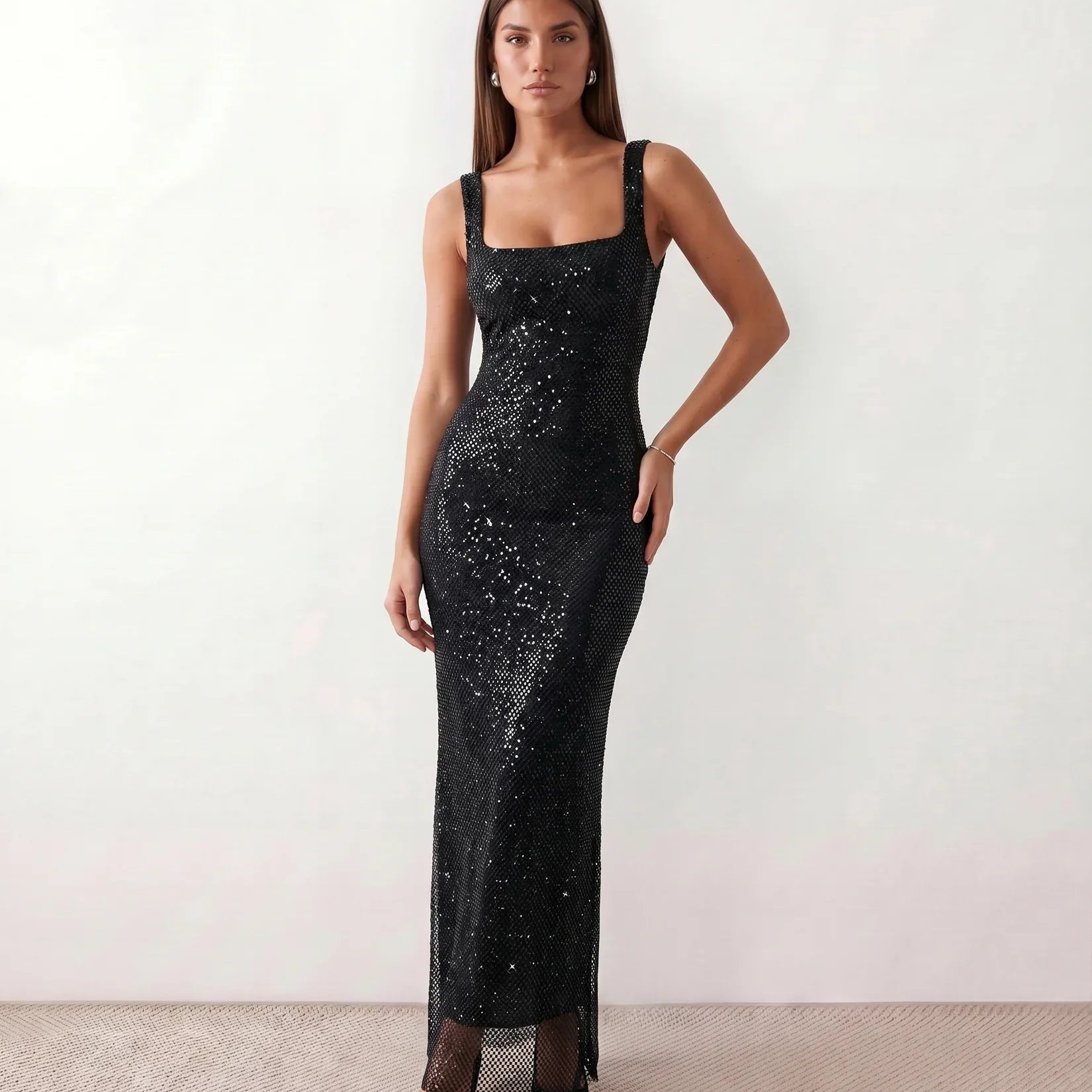 Diana | Sequin Bodycon Maxi Dress