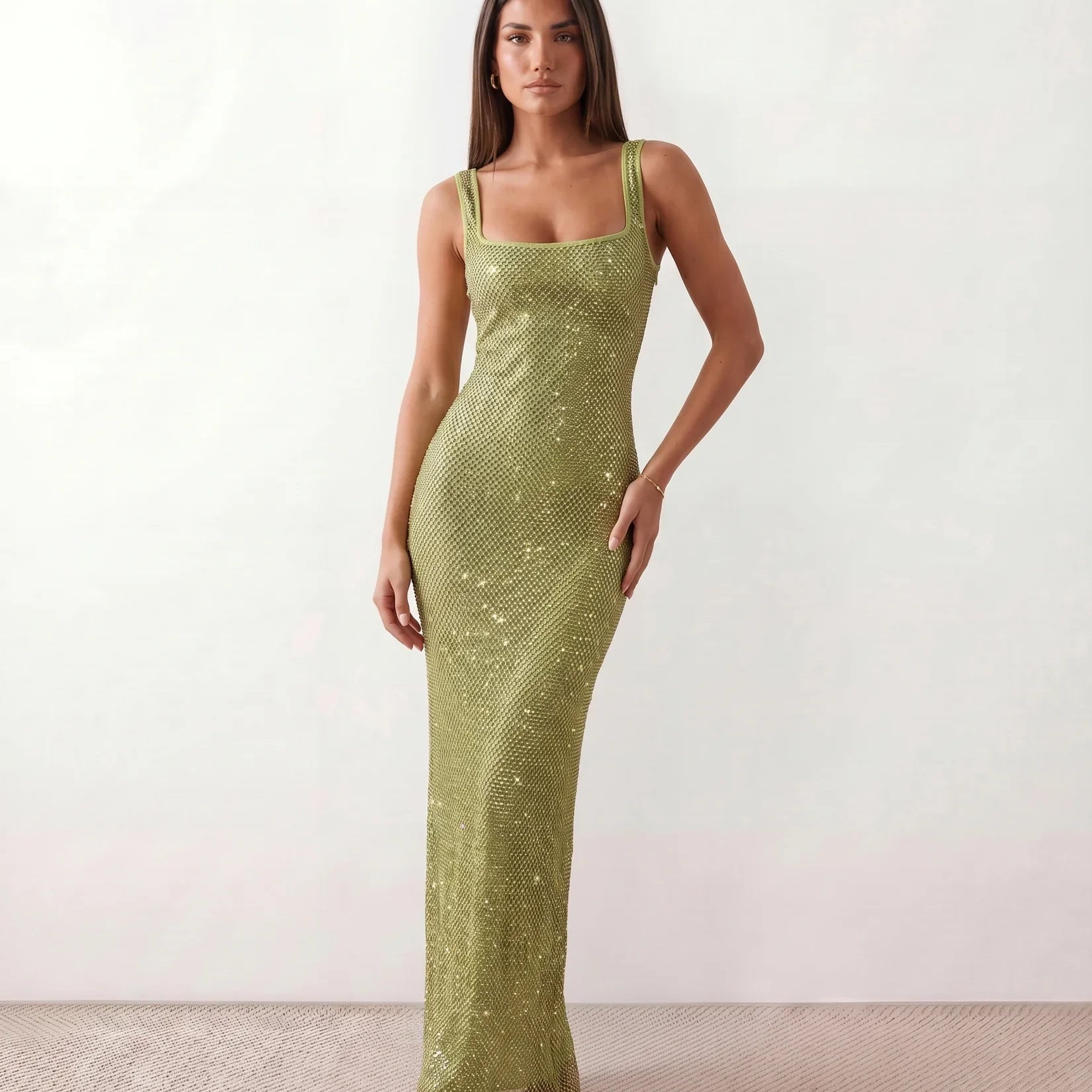 Diana | Sequin Bodycon Maxi Dress