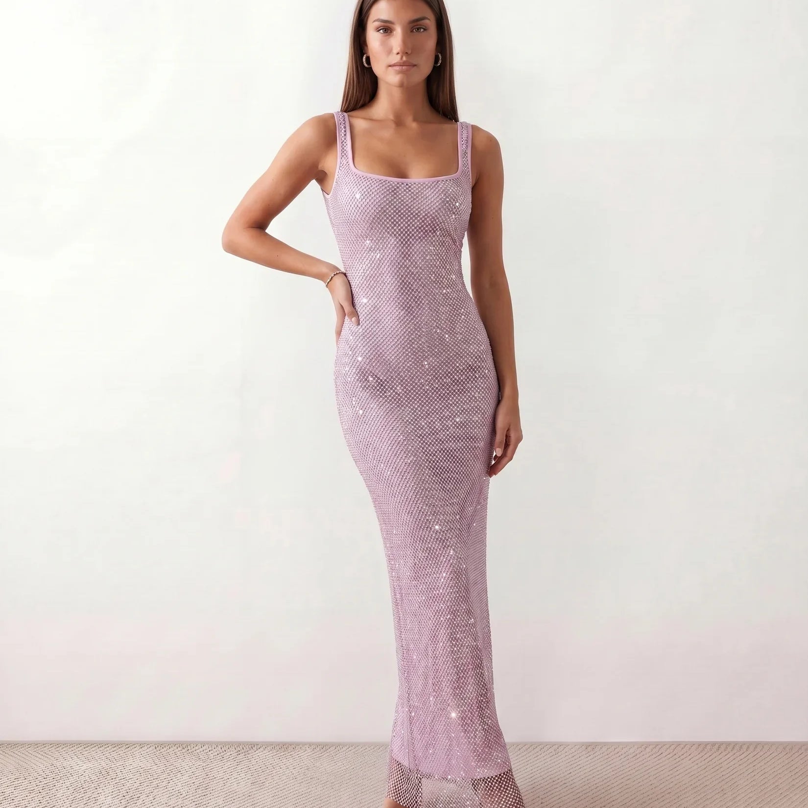 Diana | Sequin Bodycon Maxi Dress