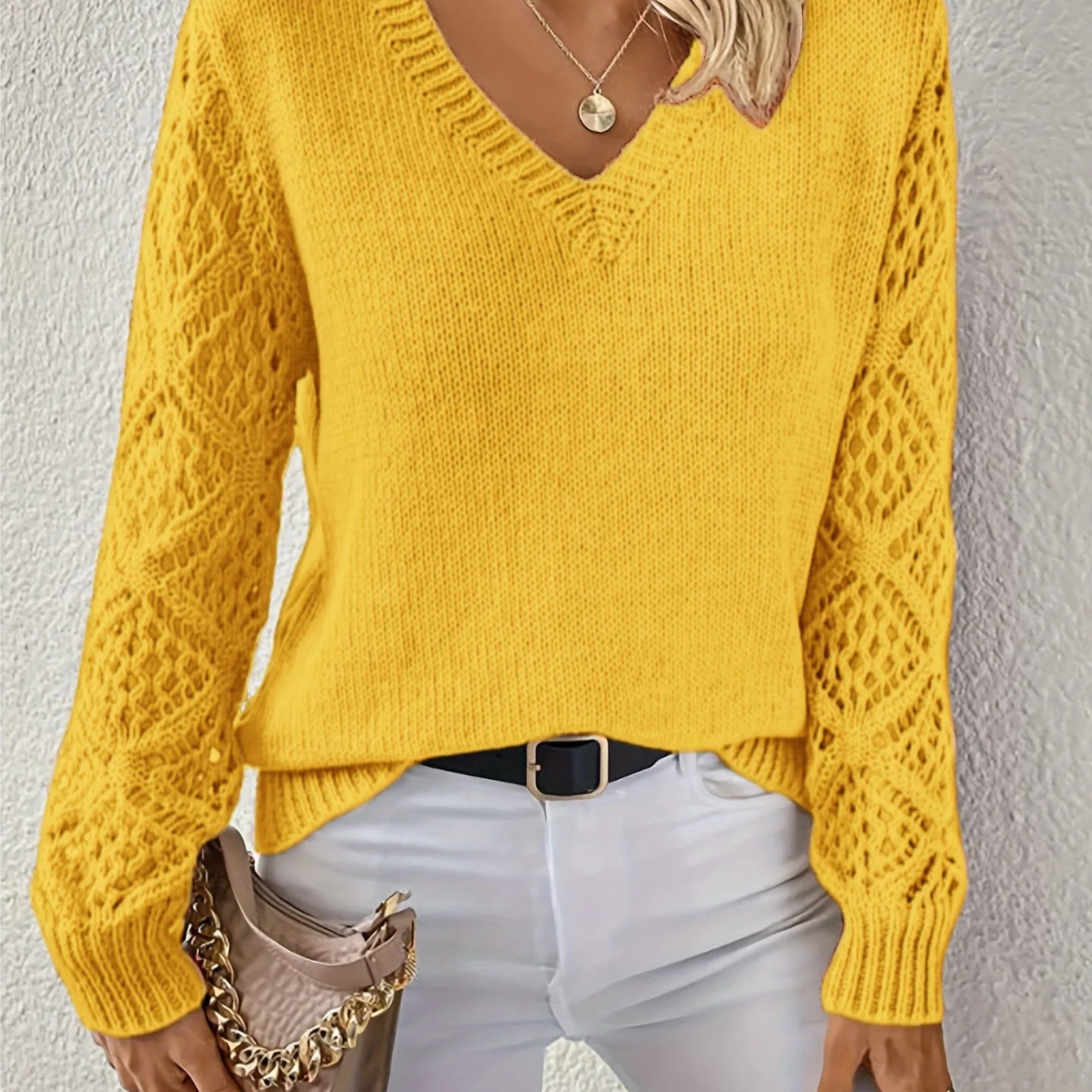 Josephine | Women's V-Neck Knit Jumper