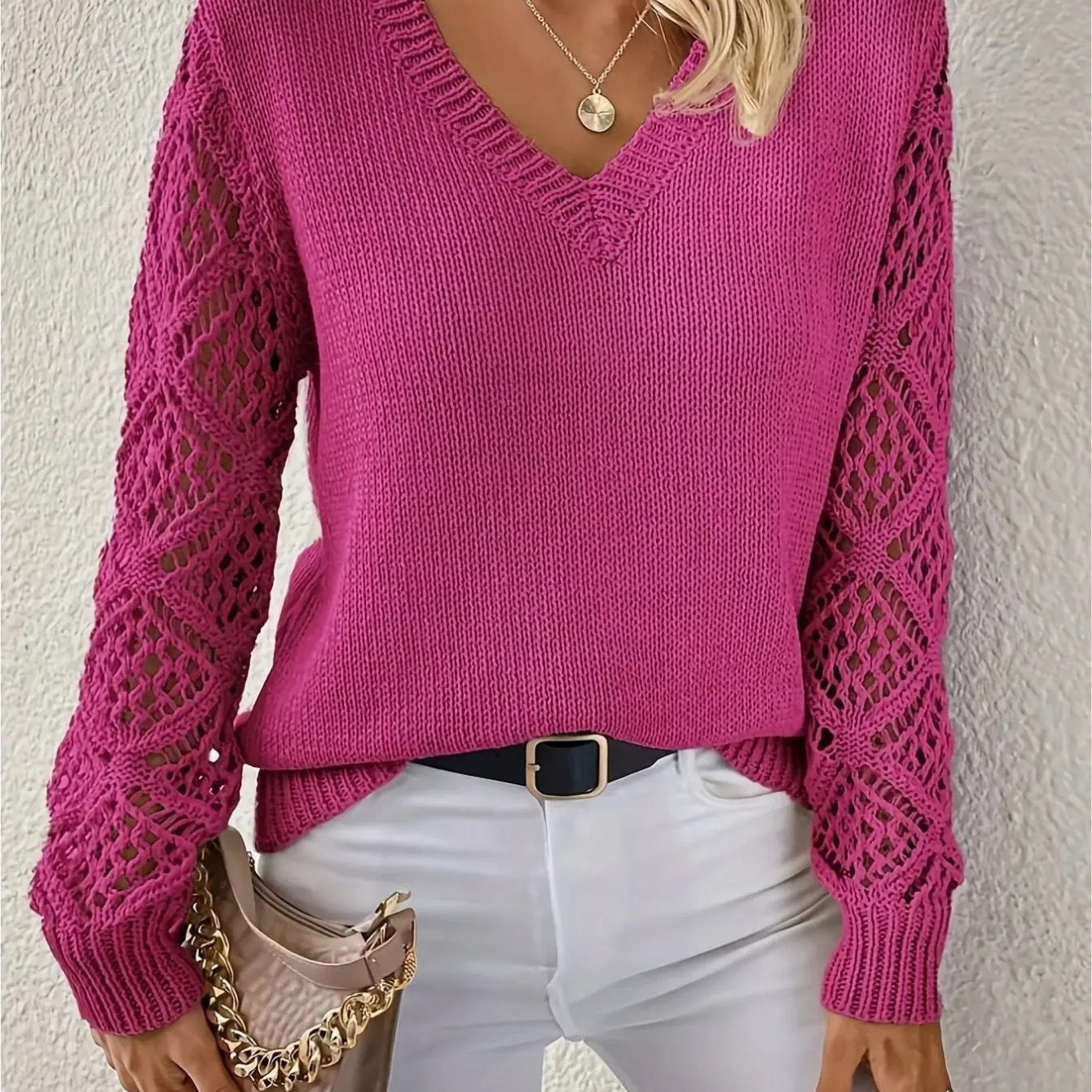 Josephine | Women's V-Neck Knit Jumper