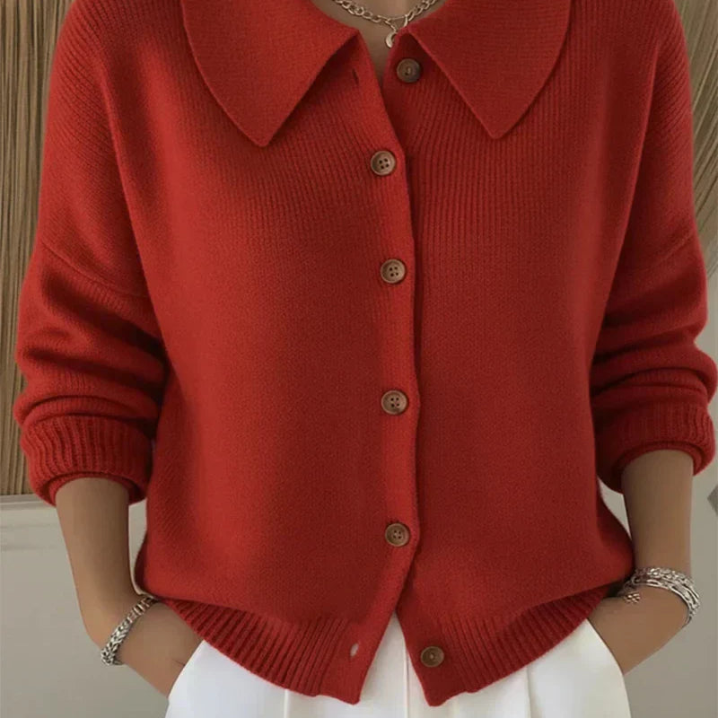 Sienna | Button Collar Cardigan