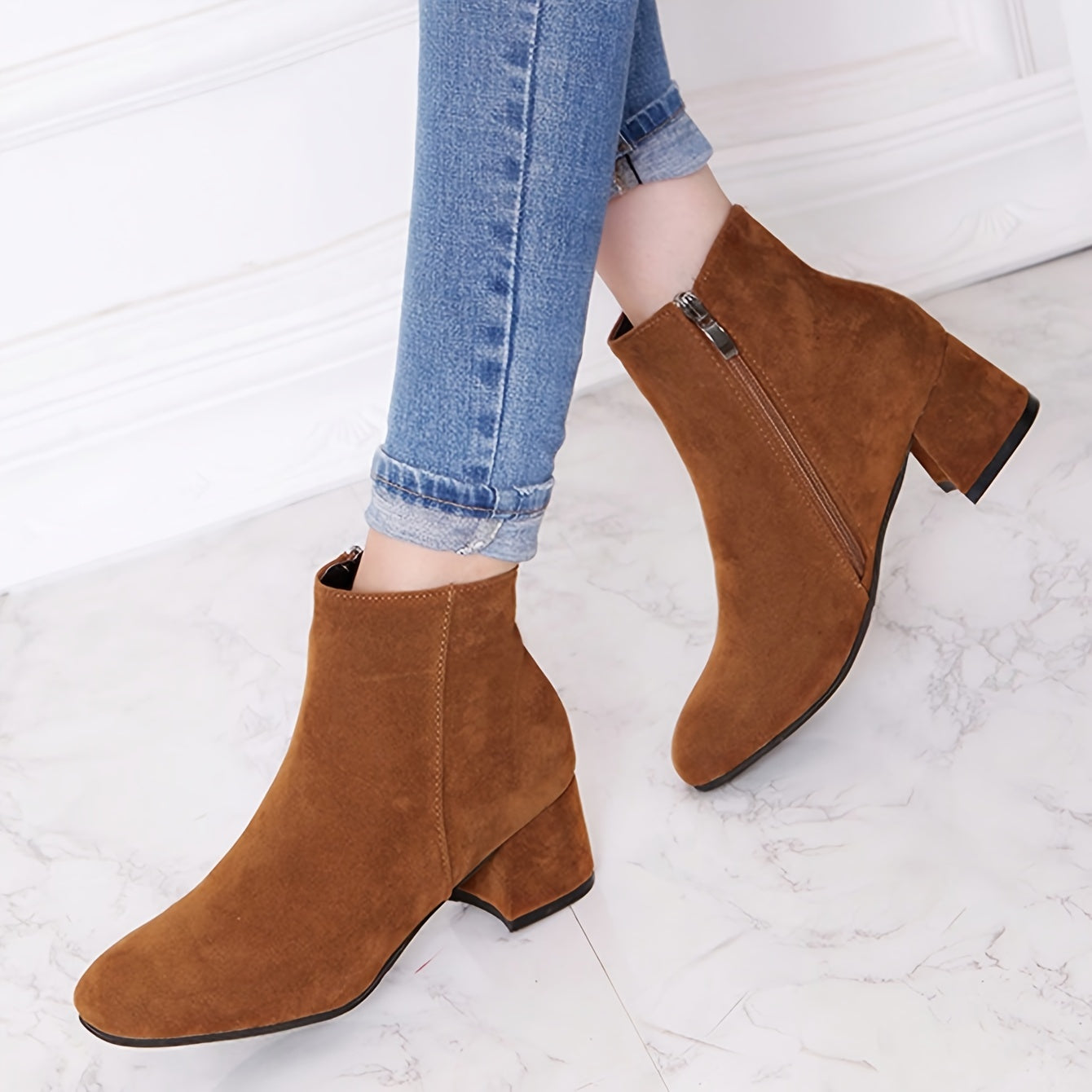adie | Women's Classic Block Heel Ankle Boot