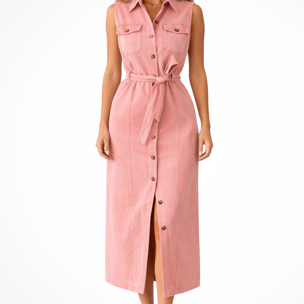 Bebhinn | Denim Midi Dress Sleeveless