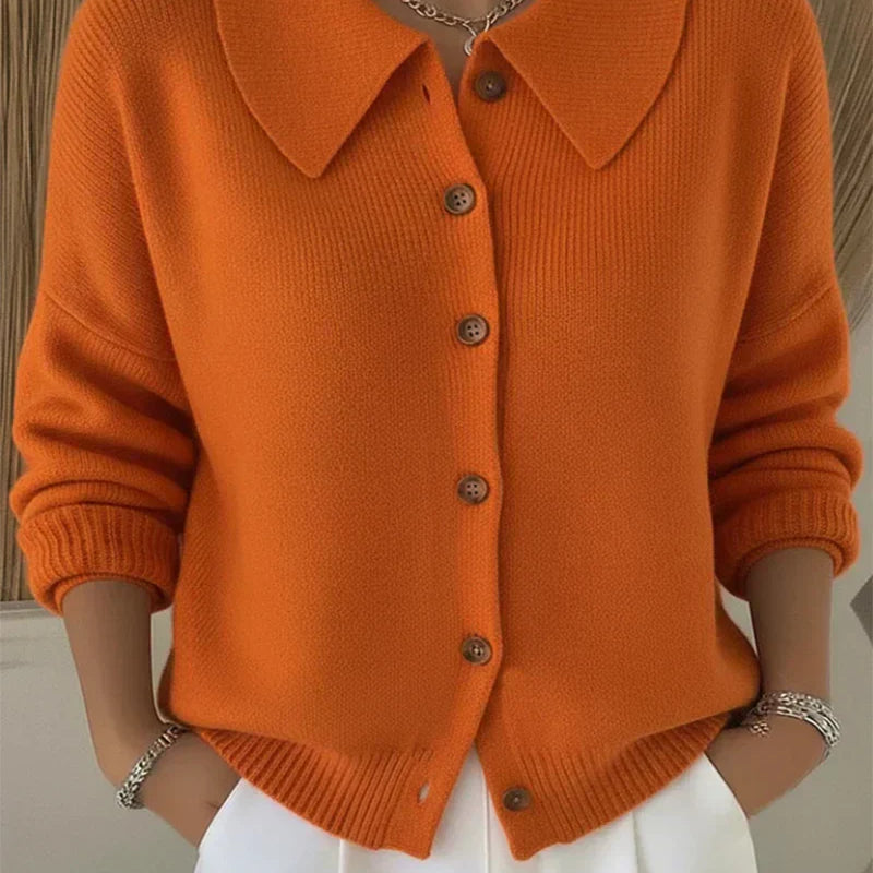 Sienna | Button Collar Cardigan