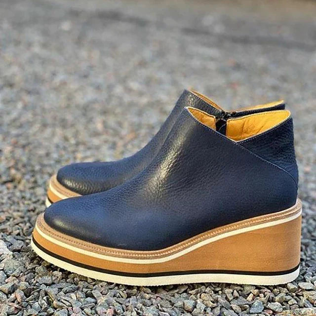 Prunella | Platform Wedge Ankle Boot