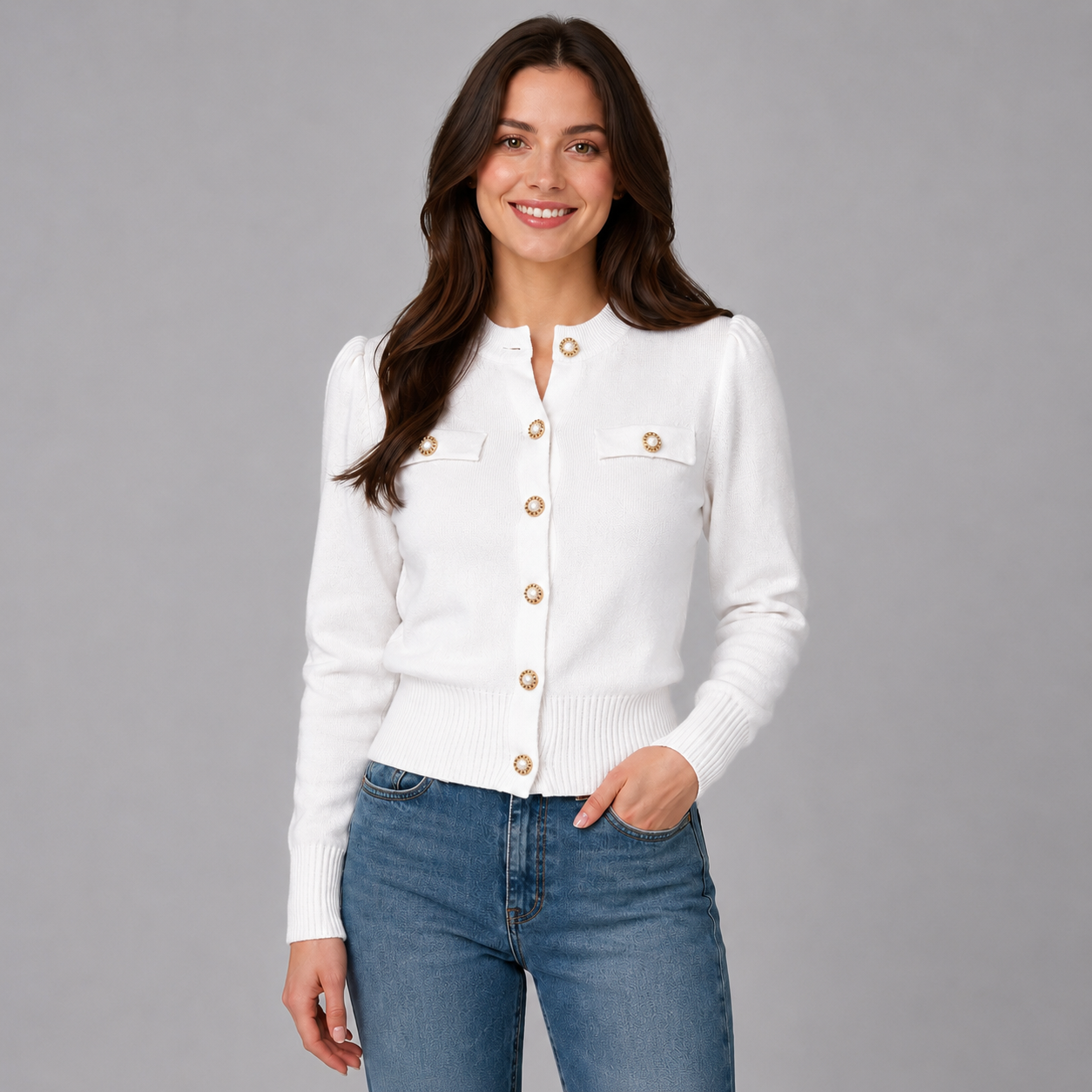 Sutherland | Women's Button Front Knit Cardigan