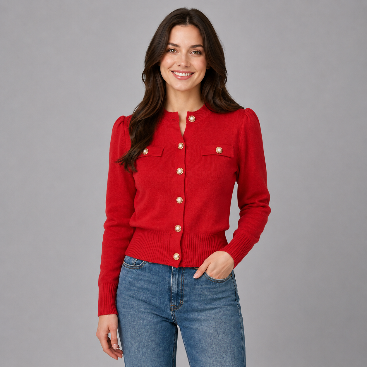 Sutherland | Women's Button Front Knit Cardigan