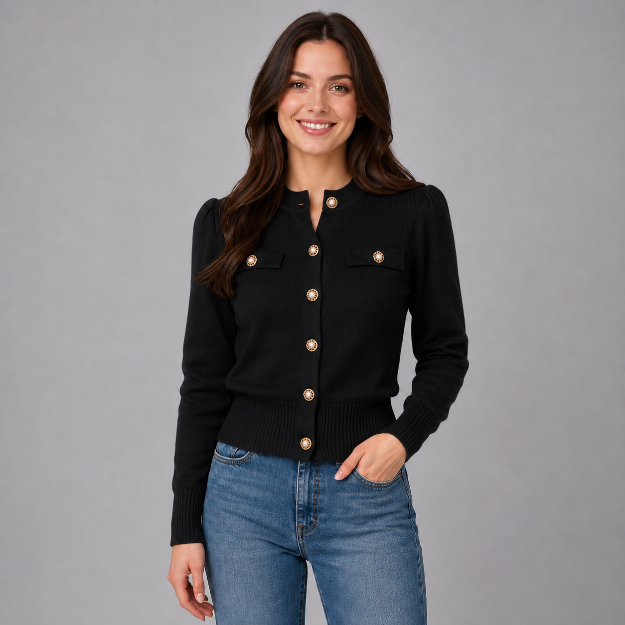 Sutherland | Women's Button Front Knit Cardigan