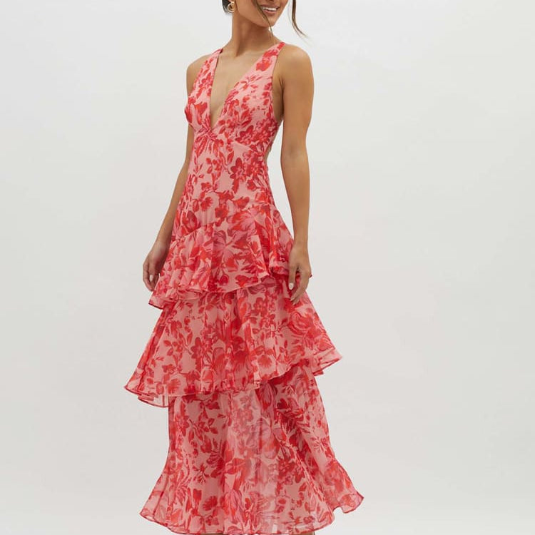 Beatrix | Floral Tiered Maxi Dress