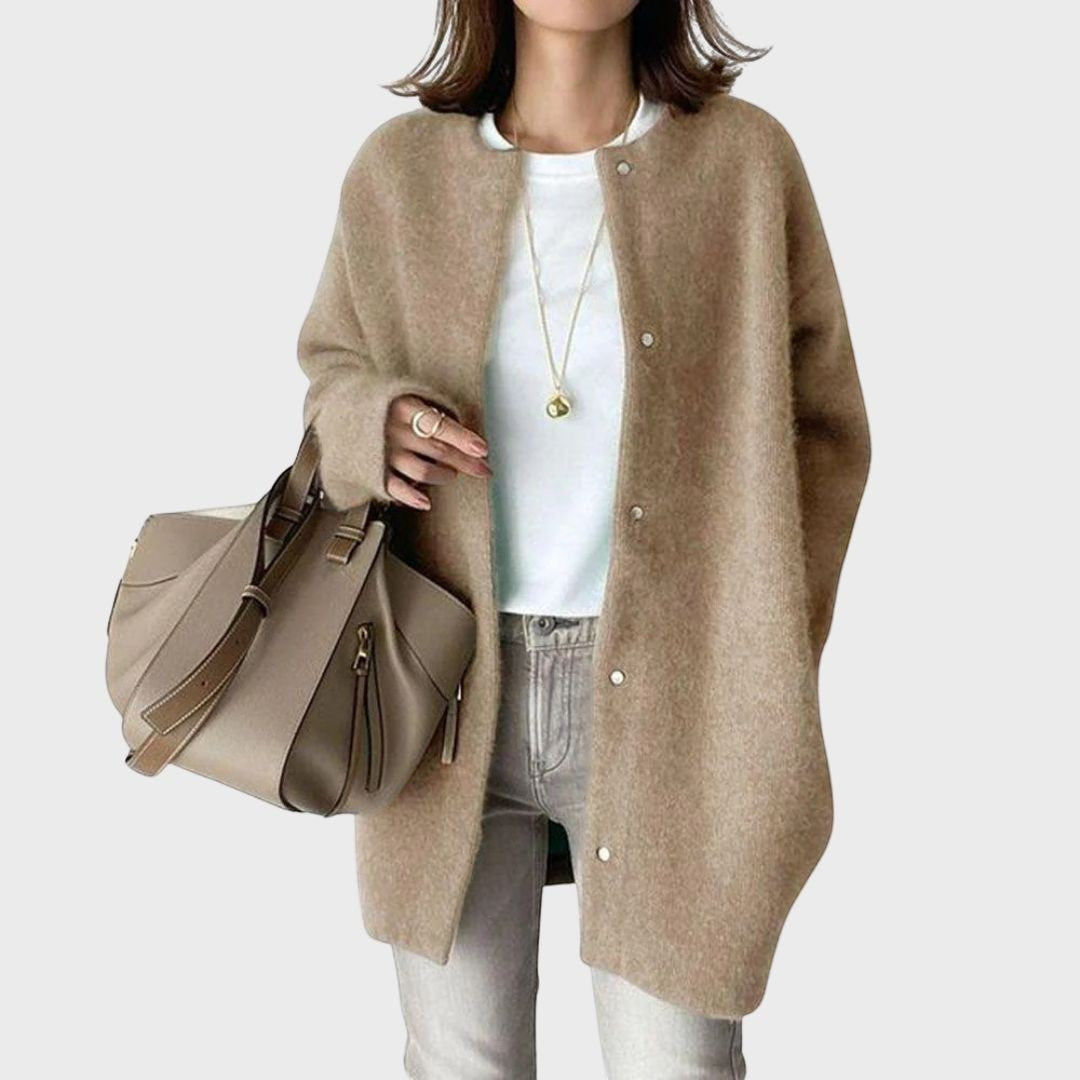 Mariana | Long Sleeve Open Front Longline Cardigan
