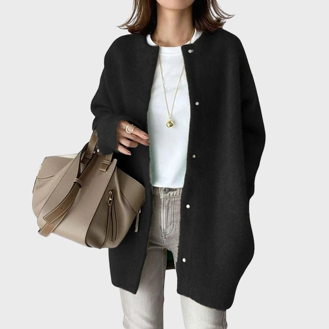 Mariana | Long Sleeve Open Front Longline Cardigan