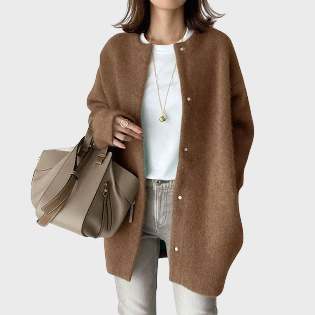 Mariana | Long Sleeve Open Front Longline Cardigan