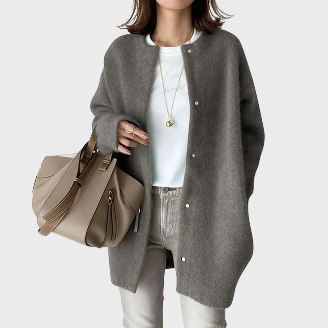 Mariana | Long Sleeve Open Front Longline Cardigan