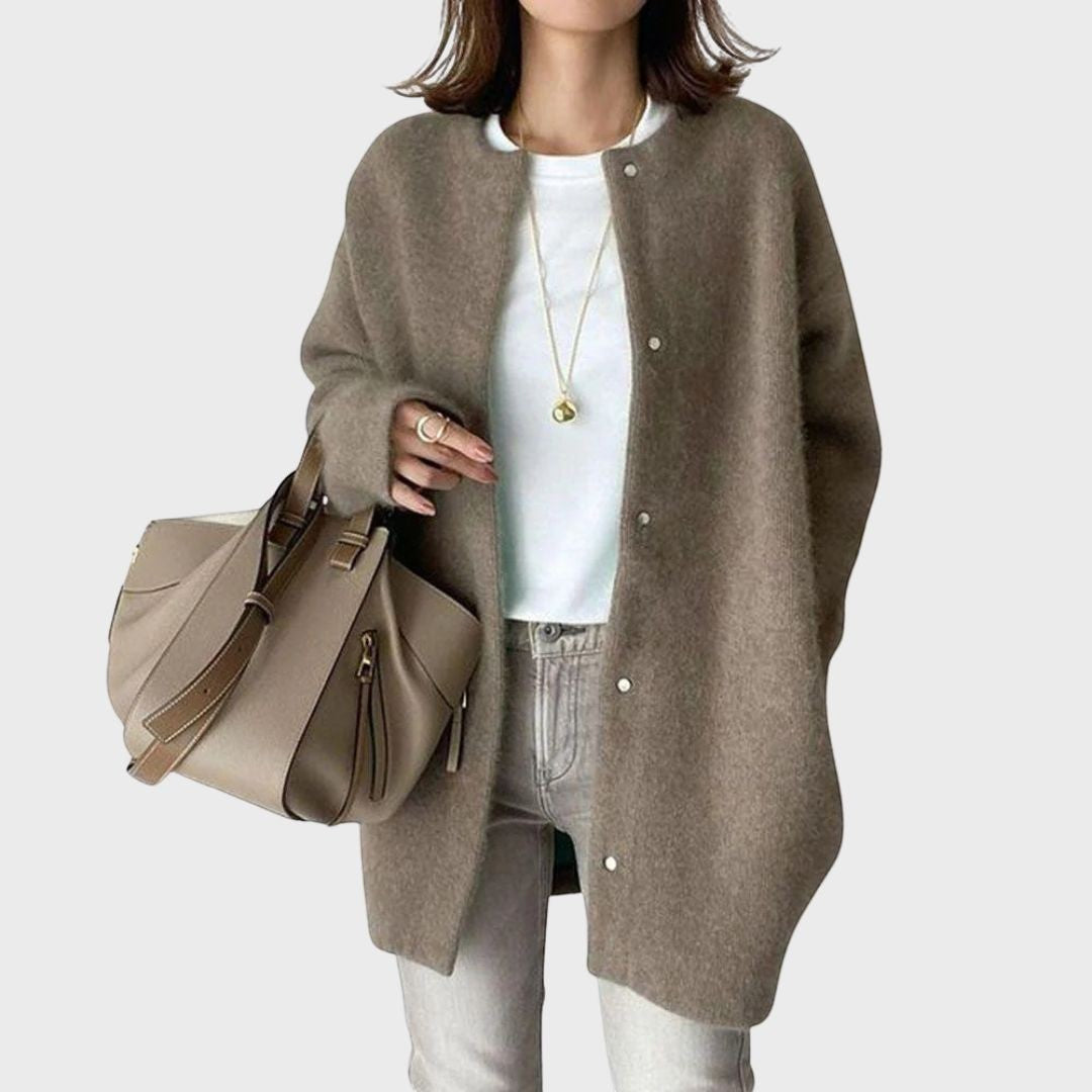 Mariana | Long Sleeve Open Front Longline Cardigan