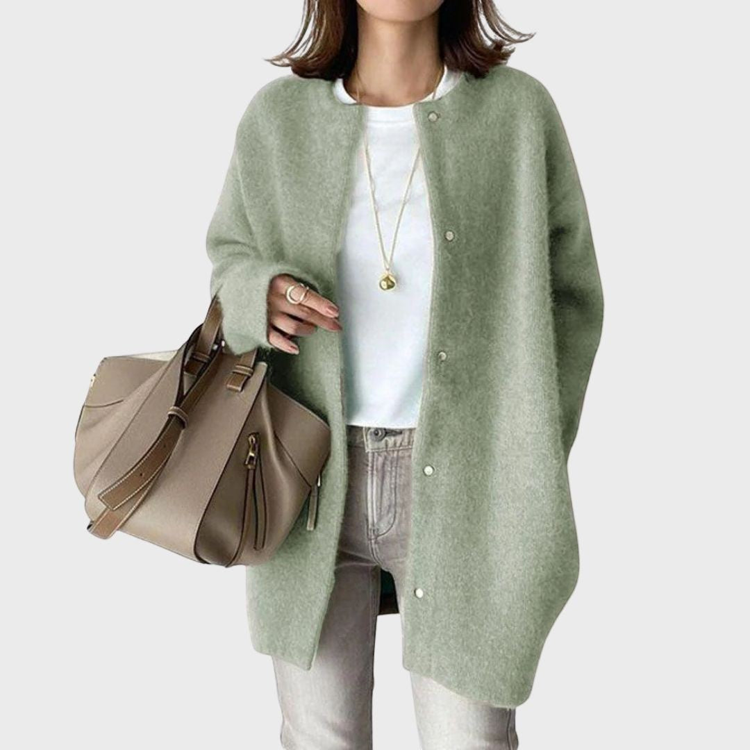 Mariana | Long Sleeve Open Front Longline Cardigan