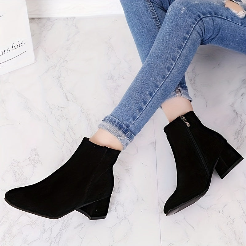 adie | Women's Classic Block Heel Ankle Boot