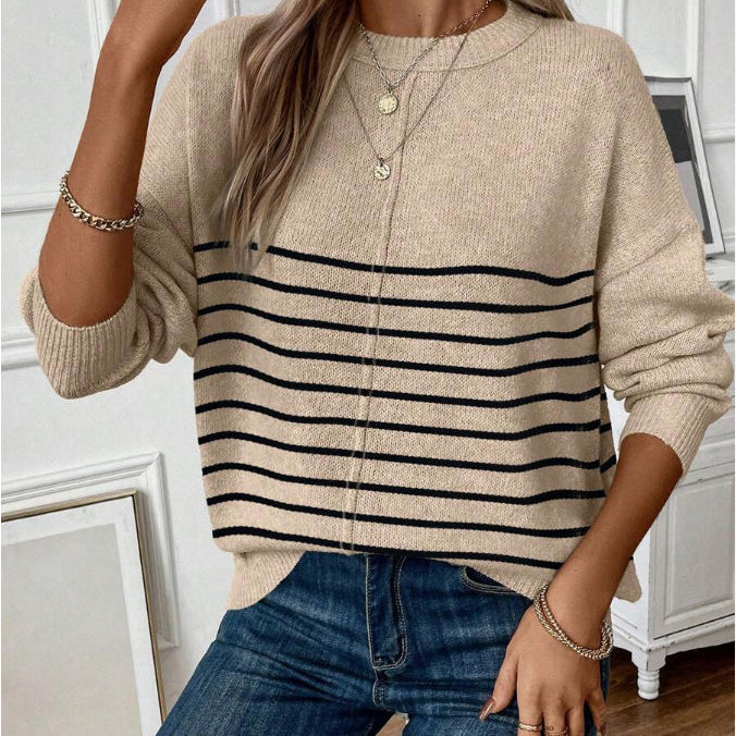 Perpetua | Button Detail Crew Neck Sweater
