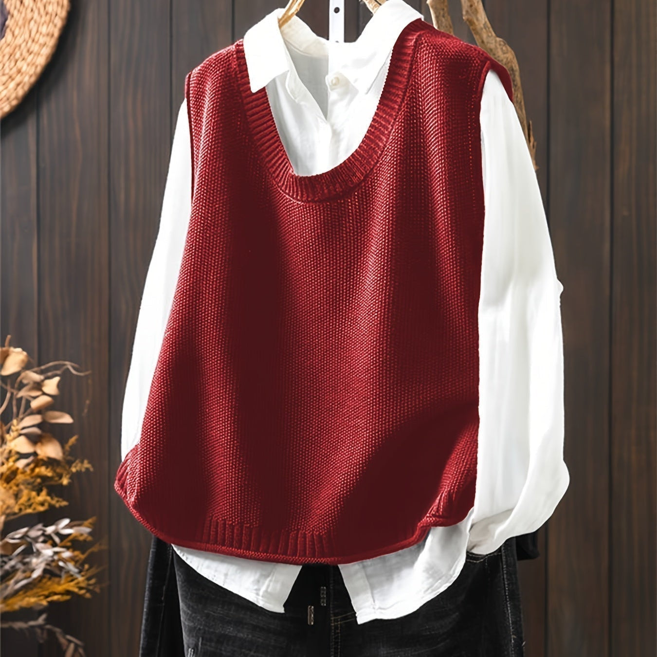 Mabel | Women's Oversized Knit Vest