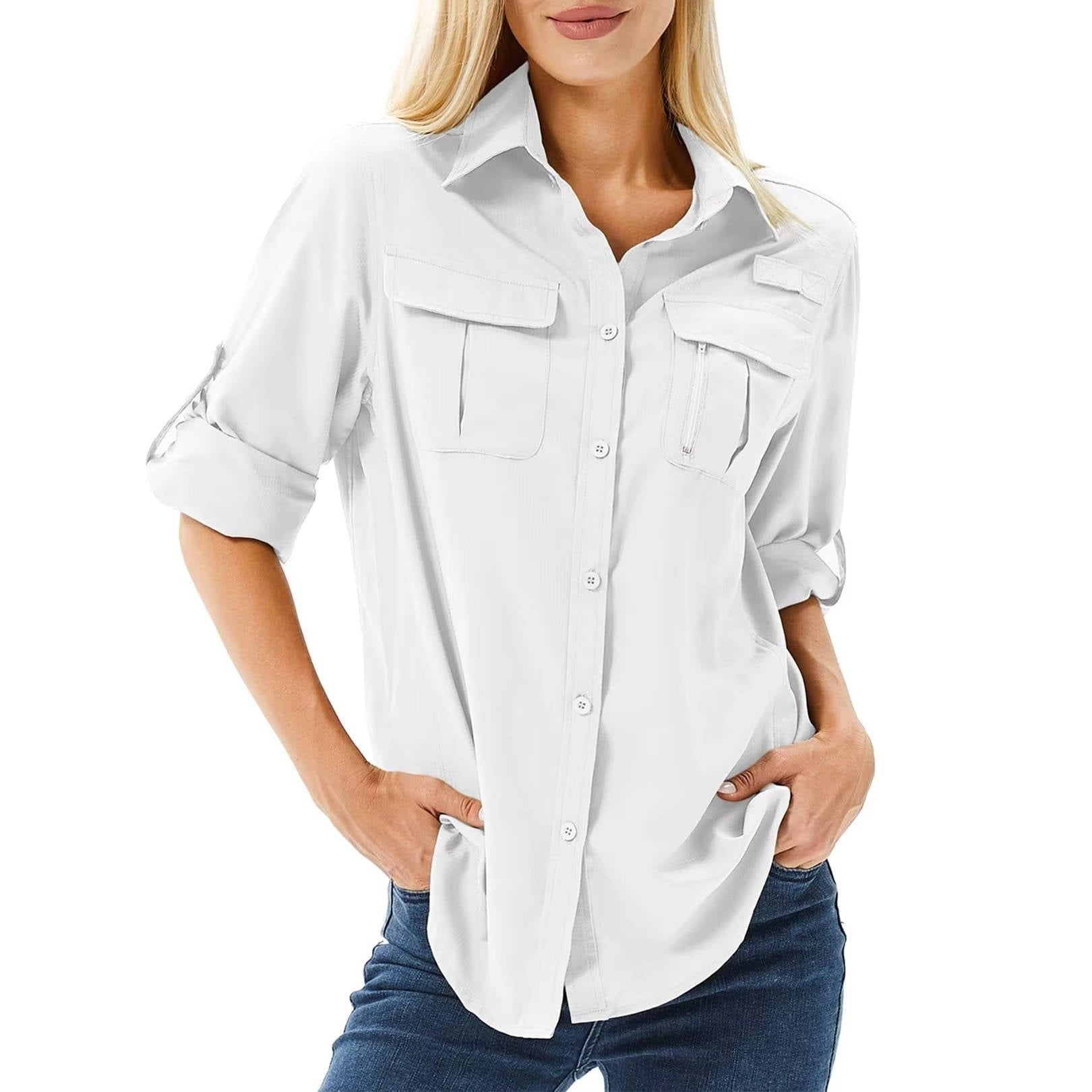 Bertha | Utility Button Shirt Chest Pocket