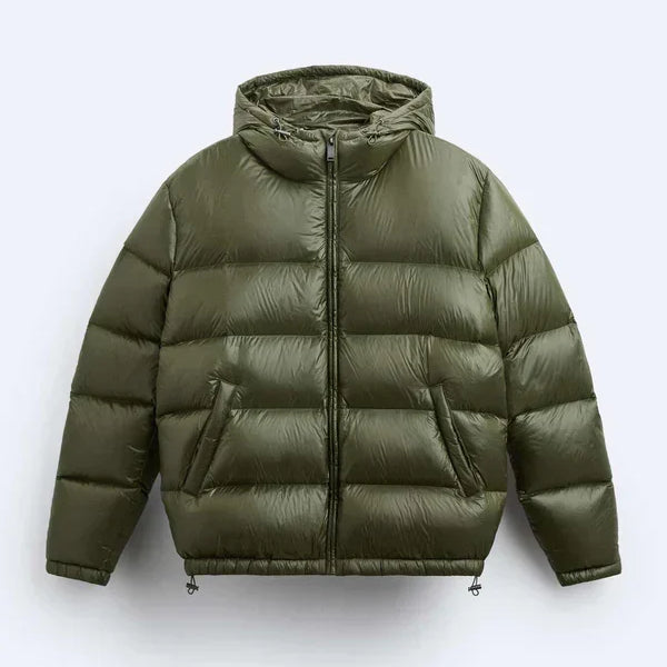 Adley | Women's Glossy Hooded Puffer Jacket