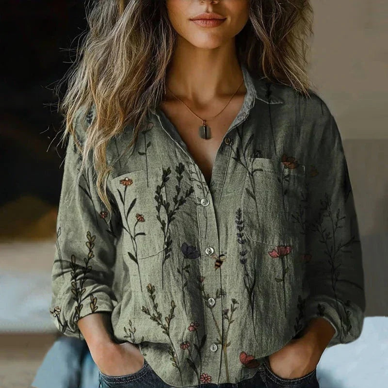 Ottavia | Paisley Print Button Shirt