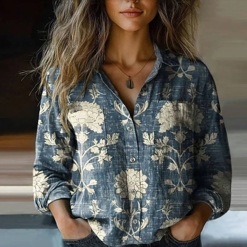 Ottavia | Paisley Print Button Shirt