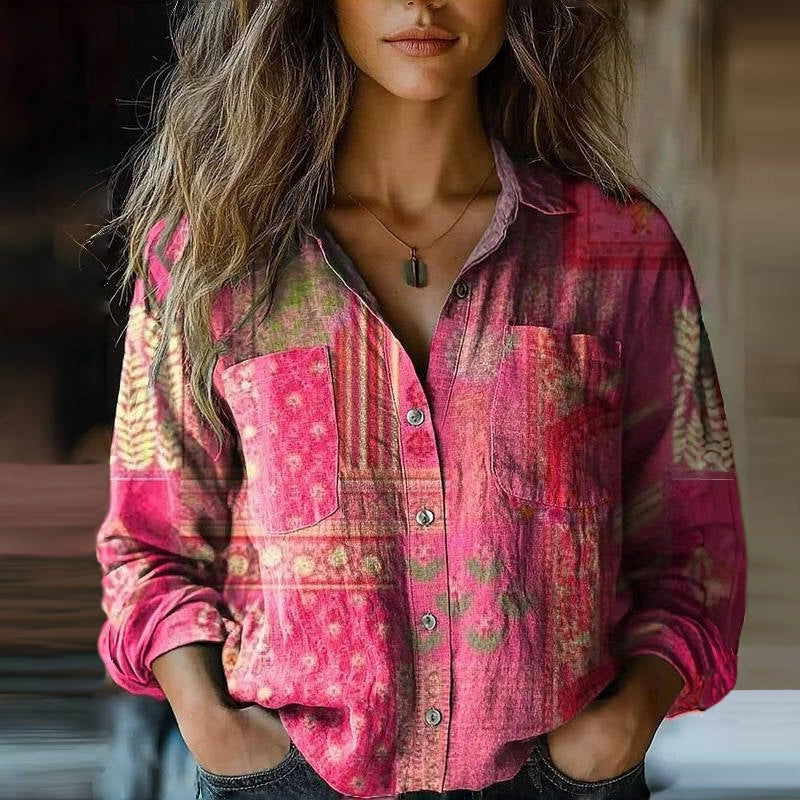 Ottavia | Paisley Print Button Shirt