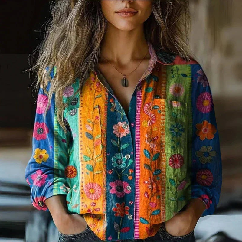 Ottavia | Paisley Print Button Shirt