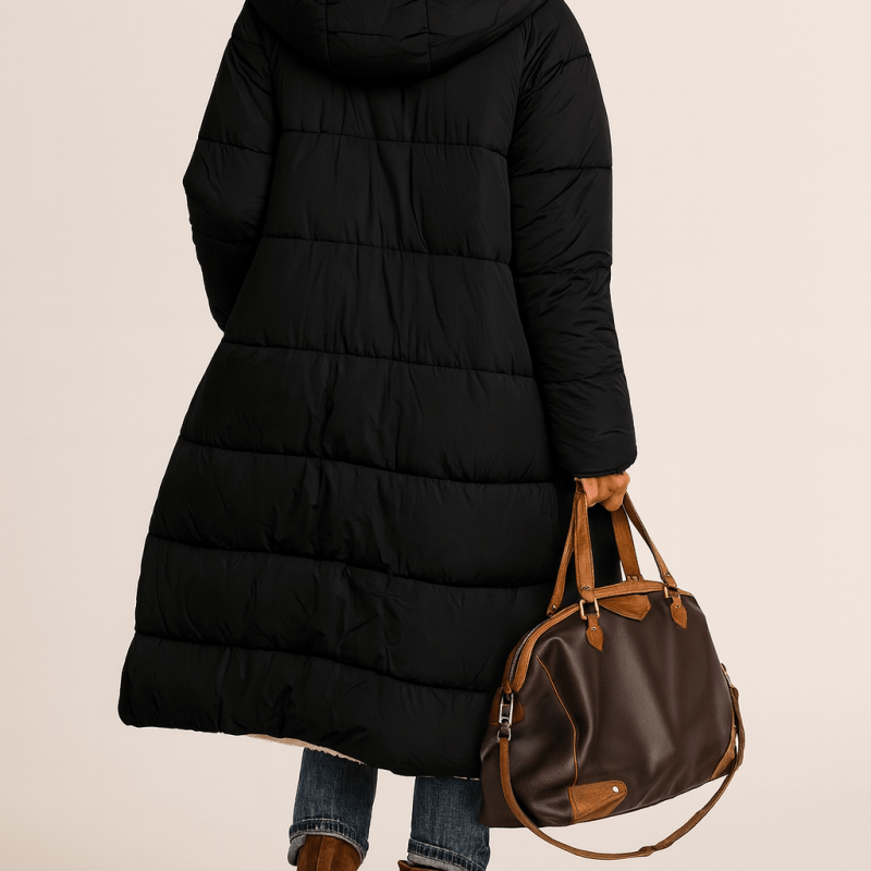 Bellweather | Women's Reversible Sherpa Lined Long Puffer Coat